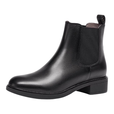 KISSCAT接吻猫真皮切尔西靴女