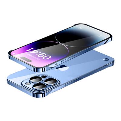 苹果手机壳无边框散热高级感