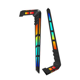 电竞房RGB氛围灯电脑桌装饰LED幻彩追光铠甲灯带声控音乐节奏灯