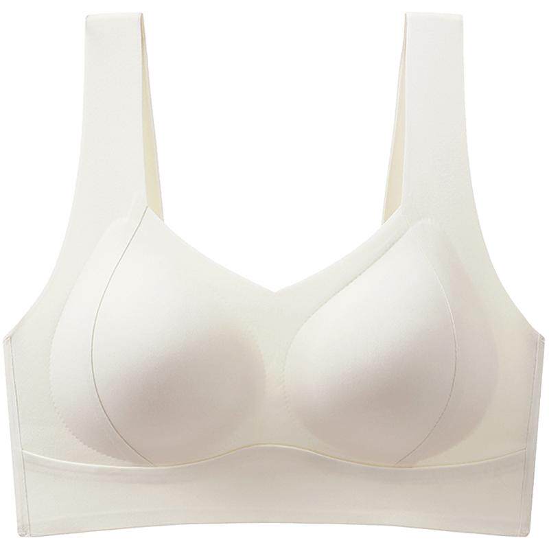 提拉无痕内衣女小胸聚拢收副乳防外扩胸罩软支撑防下垂背心式文胸