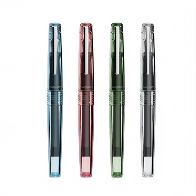 得力纽赛钢笔三段式供墨练字书法