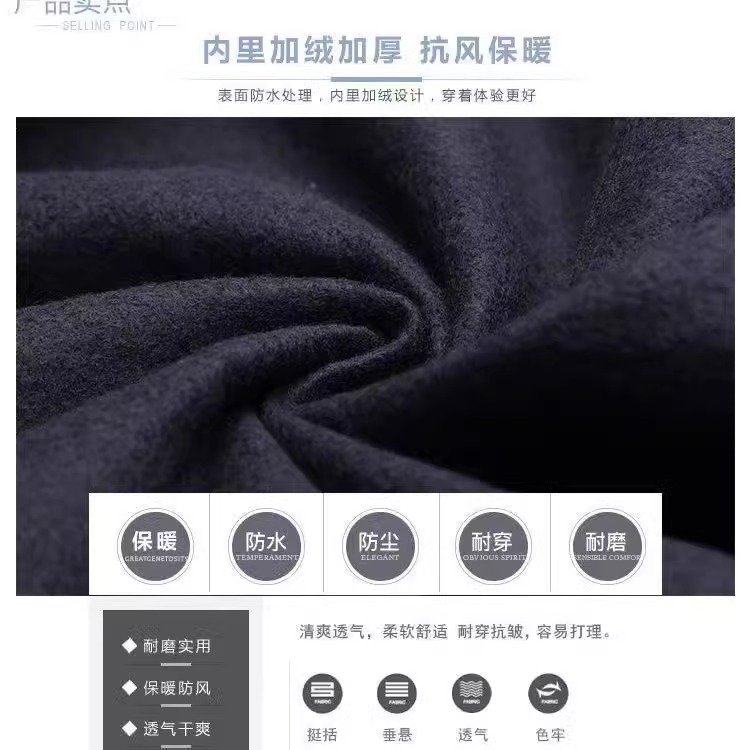 防水罩衣加绒工作服秋冬耐磨厨房耐脏围裙劳保蓝耐脏女服大褂长袖