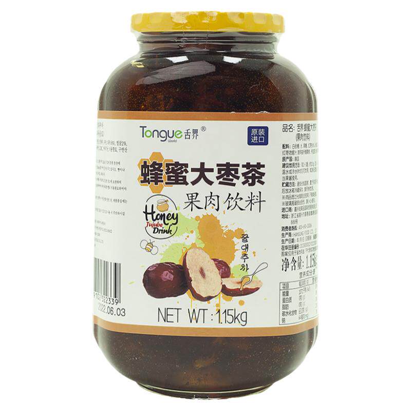舌界蜂蜜大枣茶1.15kg0脂冲饮