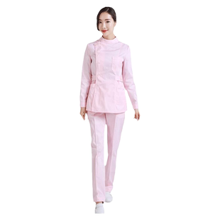 护理部主任护士服短袖秋冬套装立领分体护士服美容师工作医院牙医