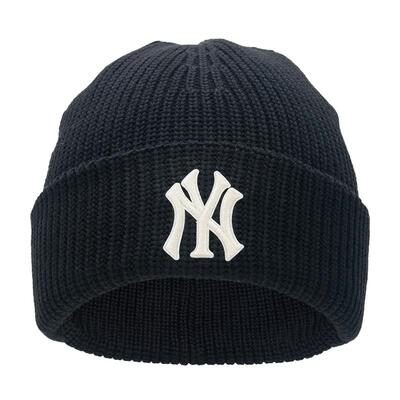 【自营】MLB绒线帽新款男女休闲帽运动帽保暖冷帽户外帽子针织帽