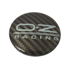 适用于OZ轮毂中心盖 18寸O.Z轮毂盖 M595碳纤轮盖外径62MM银色盖