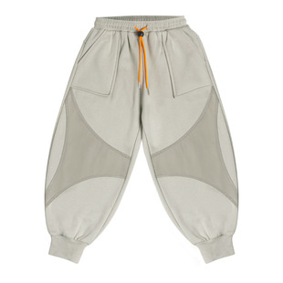 miniFad原创设计童装男童灯笼裤秋冬加厚儿童裤子加绒冬装长裤潮