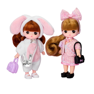 mimiworld迷你玫美钥匙扣韩国玩具女孩时尚洋娃娃儿童新年礼物