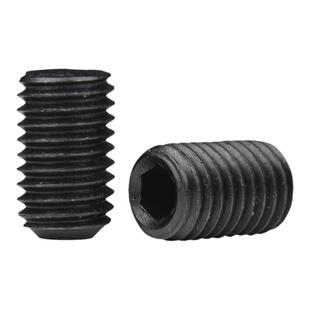 12.9级凹端紧定螺丝内六角机米顶丝无头螺钉M2M2.5M3M4M5M6M8-M24