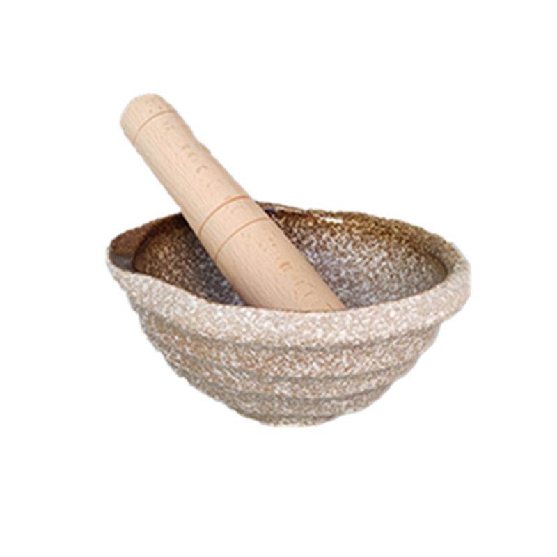 包邮新湘菜擂钵擂茄子擂辣椒皮蛋新式擂钵碗擂碗擂菜香根钵送木锤