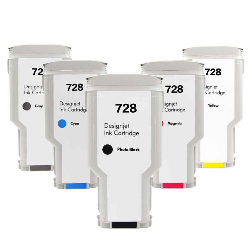 OCB适用惠普HP728墨盒hp DesignJet T730 T830墨盒 宽幅打印机绘图仪墨盒墨水