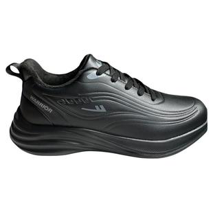 回力男鞋冬季加绒运动鞋男士鞋子保暖轻便皮面跑鞋学生软底跑步鞋