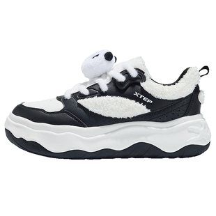 特步童鞋冬季新款儿童运动鞋女童防滑休闲鞋中大童软底魔术贴鞋子