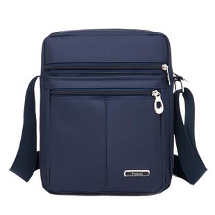 单肩斜挎包男牛津布防水休闲商务定制印刷logo背包尼龙男士小挎包