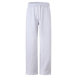 SEE ALSO美式复古抽绳运动廊形卫裤直筒宽松休闲男女弯刀裤SA082