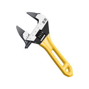 皇嘉超薄大开口短柄活动扳手迷你款多功能家用工具狭窄小活动扳手