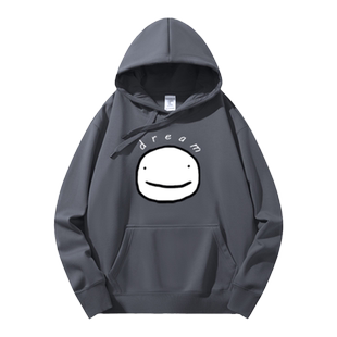 我的世界大神dream同款衣服周边连帽卫衣男女秋冬青少年学生帽衫