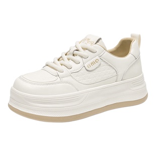 戈美其增高小白鞋女款2026新款春夏季休闲女鞋子运动厚底白色板鞋