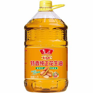 【鲁花集团】吉满厨一级花生油5.7L*1鲁花花生油食用油粮油福花