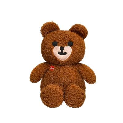 POPSUNDAY韩国爱心熊毛绒公仔