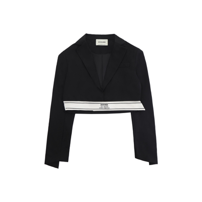 ZCHUIEN短款西装外套女收腰1