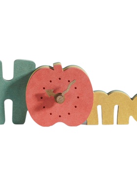 创意时钟摆台式电视柜装饰摆件