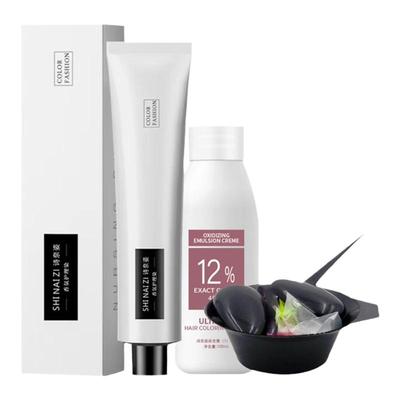 【买1送1】雾都榛果米粽色染发膏植物天然自己在家染不伤发染发膏