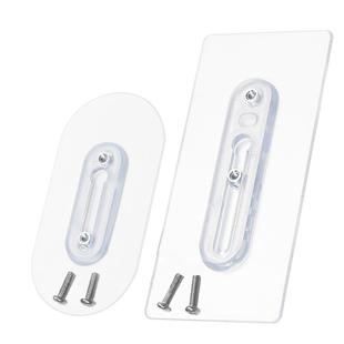 美可免打孔双螺丝贴强力免钉无痕粘贴固定器挂钩调节螺母墙上粘钩