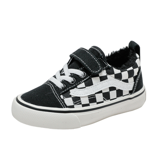 儿童二棉鞋加厚保暖男童鞋子2024冬季女童帆布鞋加绒休闲小孩棉鞋