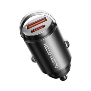 车载充电器超级快充汽车点烟器一拖二转换插头座适用苹果华为手机