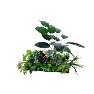 仿真绿植组合摆件花卉造景花箱装饰假花植物隔断花槽盆栽室内摆投