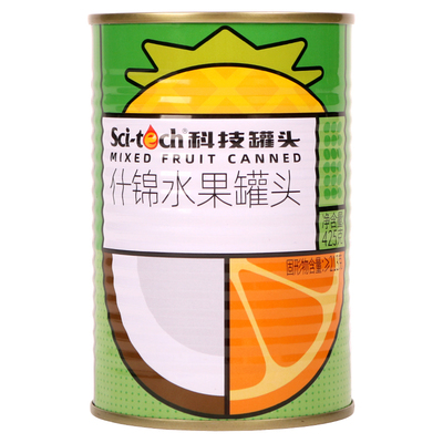 科技罐头什锦罐头425克*5罐清甜