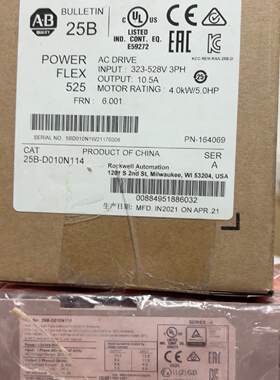议价AB罗克韦尔变频器25B-D010N114，Powere