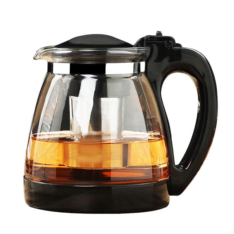 家用大容量玻璃茶壶套装茶杯带滤网耐高温水壶泡茶花茶壶茶具冲茶