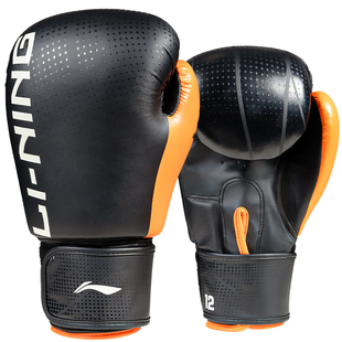 李宁拳击手套专业成人男散打拳套男格斗搏击女泰拳儿童训练打沙袋