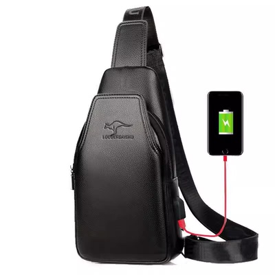 男士斜挎包大容量单肩包