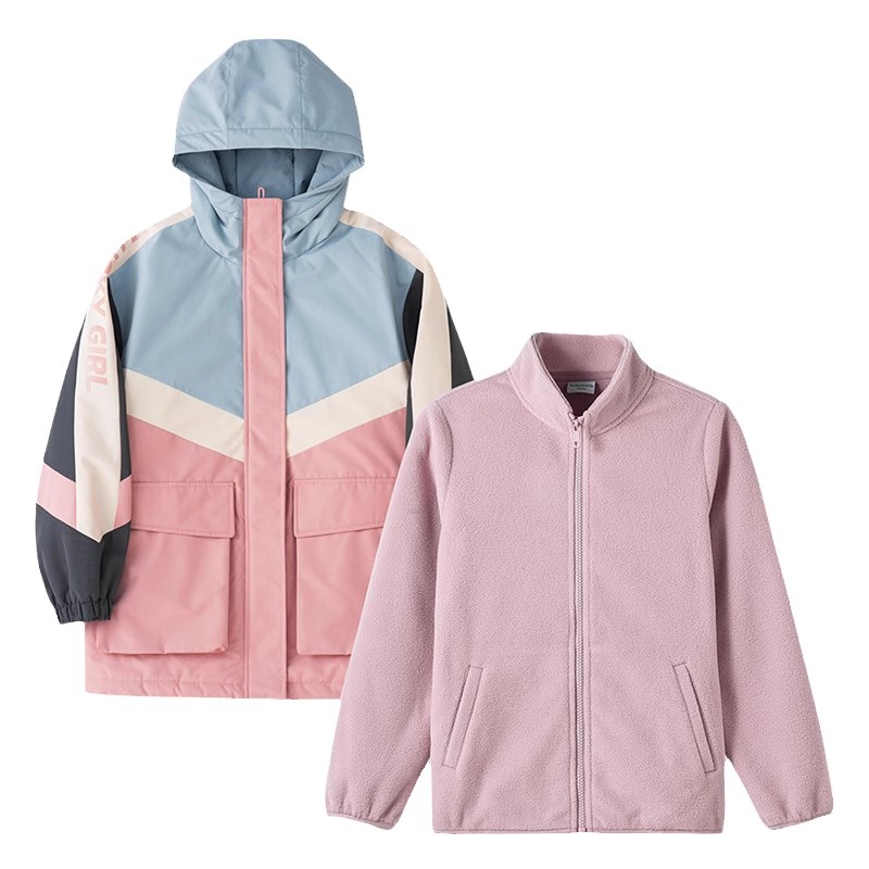 女童加绒棉服巴拉巴拉秋冬季