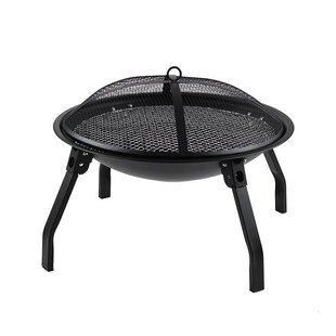 围炉煮茶烤火炉套装室内取暖炉碳烤火盆户外折叠便携烧烤炉子家用