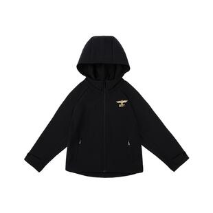 BOY童装 25秋新款儿童外套加绒加厚连帽保暖夹克衫男女童亲子装