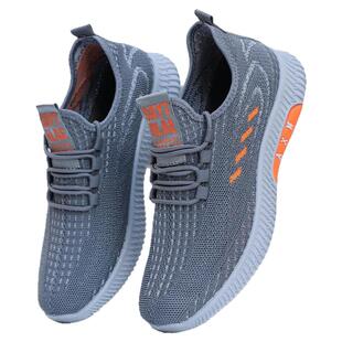 夏季新款透气网面鞋一脚蹬男鞋薄款休闲鞋轻便软底防滑防臭运动鞋