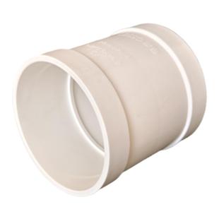 联塑PVC排水直通50/75/110直接2/3/4寸管箍40 32管接头套筒排污