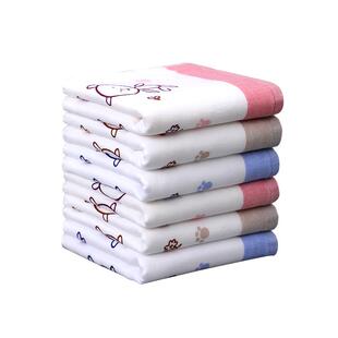 图强阿瓦提长绒棉童巾女四季纯棉家用吸水卡通全棉男情侣小毛巾