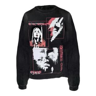 emostanceclub 24fw We buymeaning ineyes 印花打底水洗长袖emo