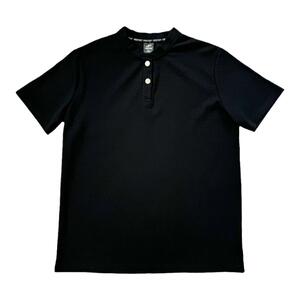 Vest Up新中式重磅亨利领华夫格t恤宽松弹力运动休闲透气短袖男潮