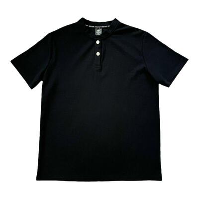 VestUp新中式亨利领华夫格t恤