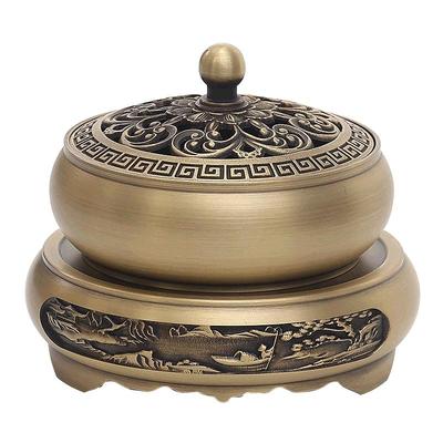 宽和香炉黄铜材质，小巧