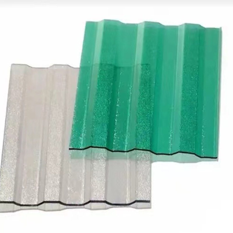 供应隔热聚碳酸酯洁光板温室大棚采光洁光瓦加 工pc洁光板阳光板