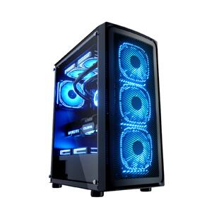 世纪之星破晓主机台式机箱玻璃全侧透电竞EATX双路机箱360水冷ATX