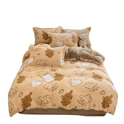 【A级母婴可用】牛奶绒被套单件