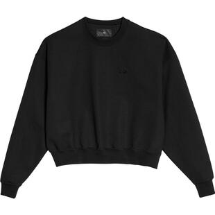 Y-3/Y3山本耀司女士休闲卫衣宽松短款落肩袖潮JD9789